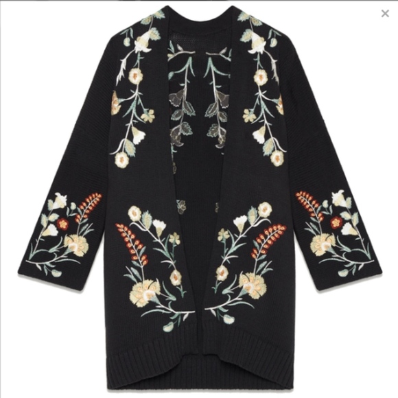 Maje Sweaters - Maje Mirodi embroidered cardigan
